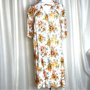 Matilda Jane shift flowy floral midi dress